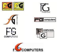 Варианты логотипа для компании FG Computers